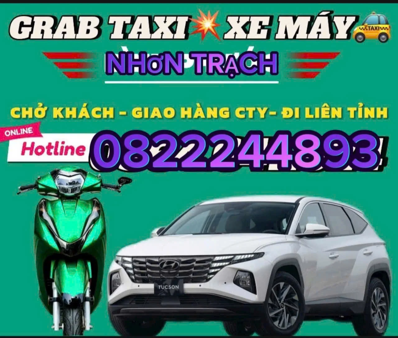 Grab Xe Ôm Phước Thiền Nhơn Trạch ☎️ 0327883039