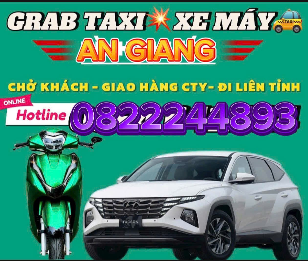 TỔNG ĐÀI Đặt XE GRAB TAXI TỈNH AN GIANG ☎️0327883039 Đặt Xe 5 Phút Có Mặt; Hoạt Động 24/7; Giá Chỉ Từ 12k/km