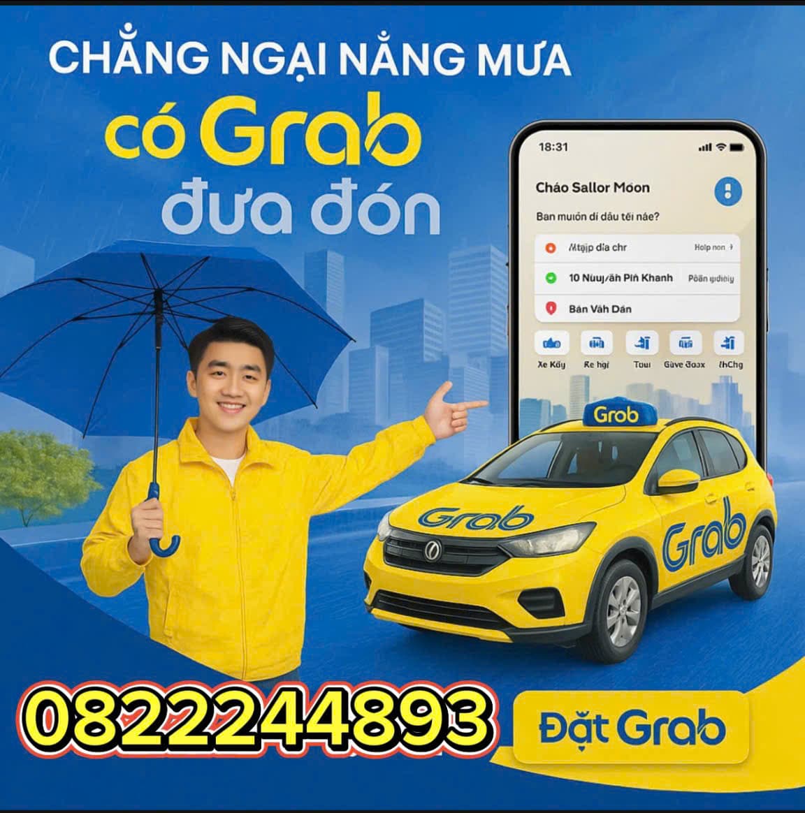 Grab Xe Ôm Quảng Tiến Trảng Bom ☎️ 0327883039